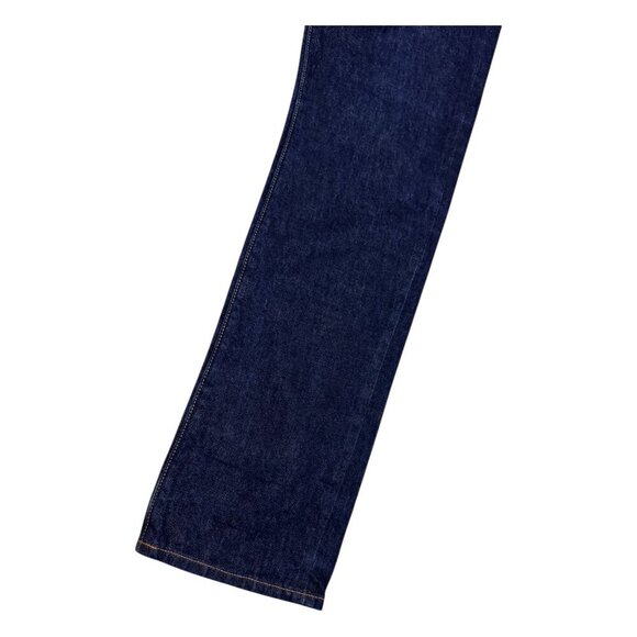 JEAN SHOP Japanese Raw Selvedge Denim Dark Wash Designer Pants Jeans Mens 31x32 - Picture 7 of 8